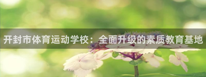 JJB竞技宝官方正版app科技：开封市体育运动学校：
